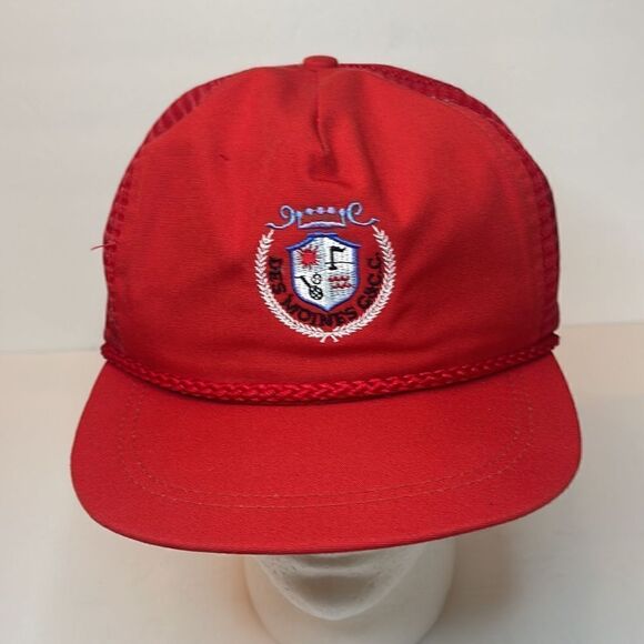 VINTAGE Union Made Des Moines Golf & Country Club Mesh Rope Hat - Picture 4 of 9